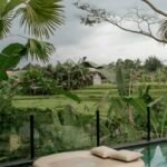 Villa avec piscine face aux rizières à Bali